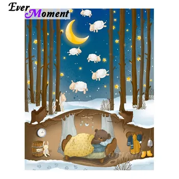 

Ever Moment Diamond Art Painting Cartoon Children Hobby Full Square Drills High Quality Handicrafts DIY Leisure For Decor 4Y844