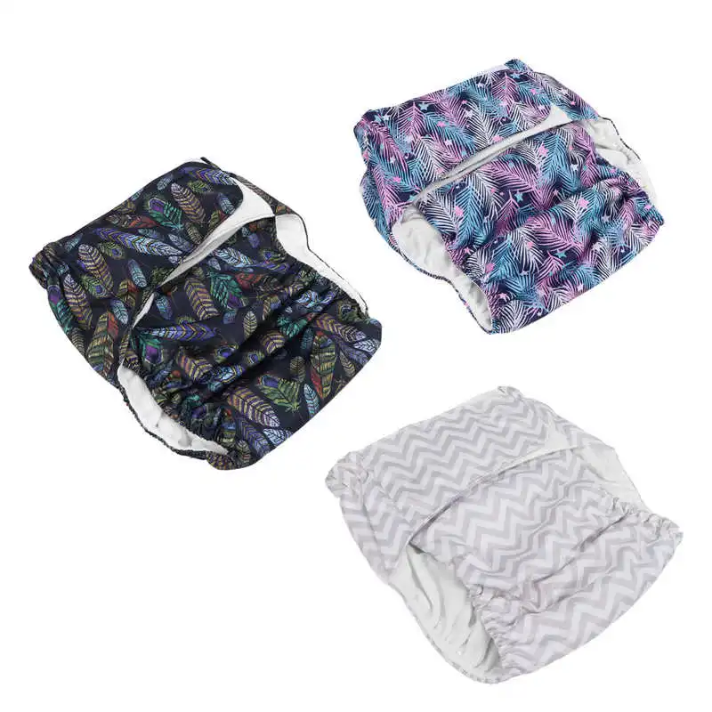 Adult Diapers Reusable Soft Adults Nappy Elastic for Old Man