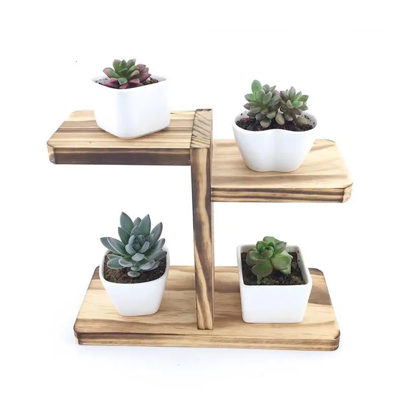 Version I Стойка Estanteria Escalera Estante Para Plantas Huerto Urbano Madera напольная стойка Stojak Na Kwiaty балкон Цветочная полка - Цвет: Version I