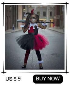 Vintage Dead Bride Girls Tutu Dress with Veil Children Corpse Lady Halloween Carnival Cosplay Costume Kids Fancy Tulle Dress