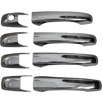 

8 Pcs Chrome Door Handle Cover Sets for Jeep Patriot 2007-2016