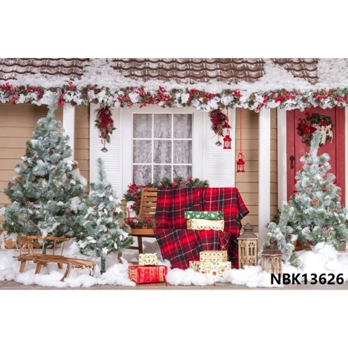 Рождественский фон светильник камин носок звезда подарок снег Блестящий Виниловый фон для фотосъемки Фотостудия - Цвет: Бордовый