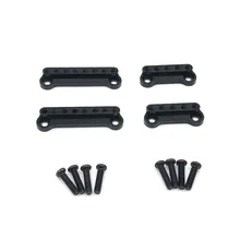 MN modelo D90 D91 D96 MN98 99S RC coche Metal mejora piezas de modificación amortiguador soporte conjunto de cuatro rojo, negro, Plata