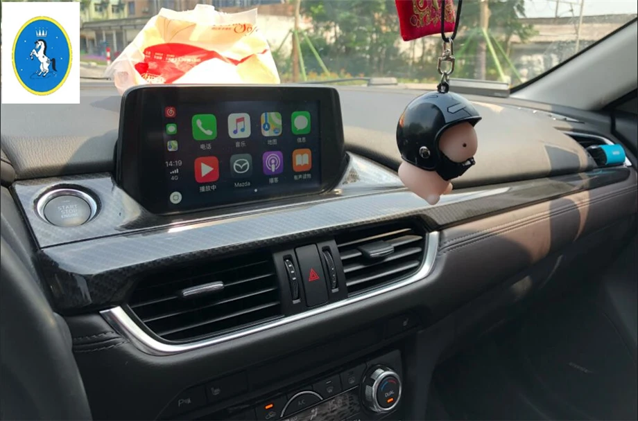 Yimaautotrim приборная панель, центральная консоль управления, кондиционер, авто аксессуары, Накладка для Mazda 6 Sedan& Wagon