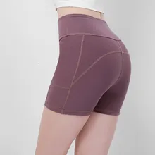 Модные короткие Бесшовные Леггинсы для йоги, женские спортивные дышащие быстросохнущие шорты с высокой талией для бега в тренажерном зале, новинка