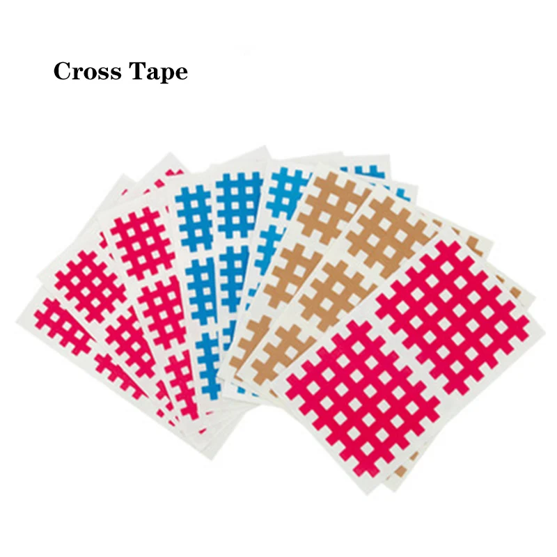 New Arrival (10sheets/lot) Spiral Cross Kinesiology Tape 2pcs/6pcs/8pcs/9 pcs/sheet Physical Therapy | Спорт и развлечения