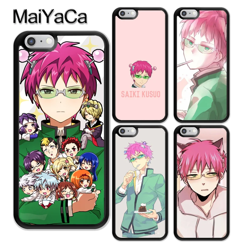 

MaiYaCa Saiki Kusuo TPU Mobile Phone Case Fundas For iPhone 6 6S 7 8 Plus X XR XS Max 5 5S SE Back Cover Shell