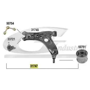 

ARMS SUSPENSION LEFT VW FOX POLE PART