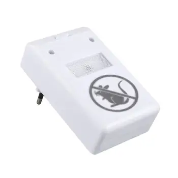 

Enhanced Version Electronic Ultrasonic Anti Mosquito Insect Repeller Rat Mouse Cockroach Pest Reject Repellent EU Plug Hot sale