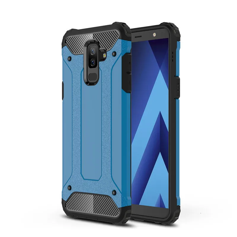 Blue Защитный чехол Scorpio для samsung J2 Pro J2 Core J4 Plus, A6 Prime, J3, J7, J5, прочный защитный чехол военного класса, 1000 шт - Цвет: Blue