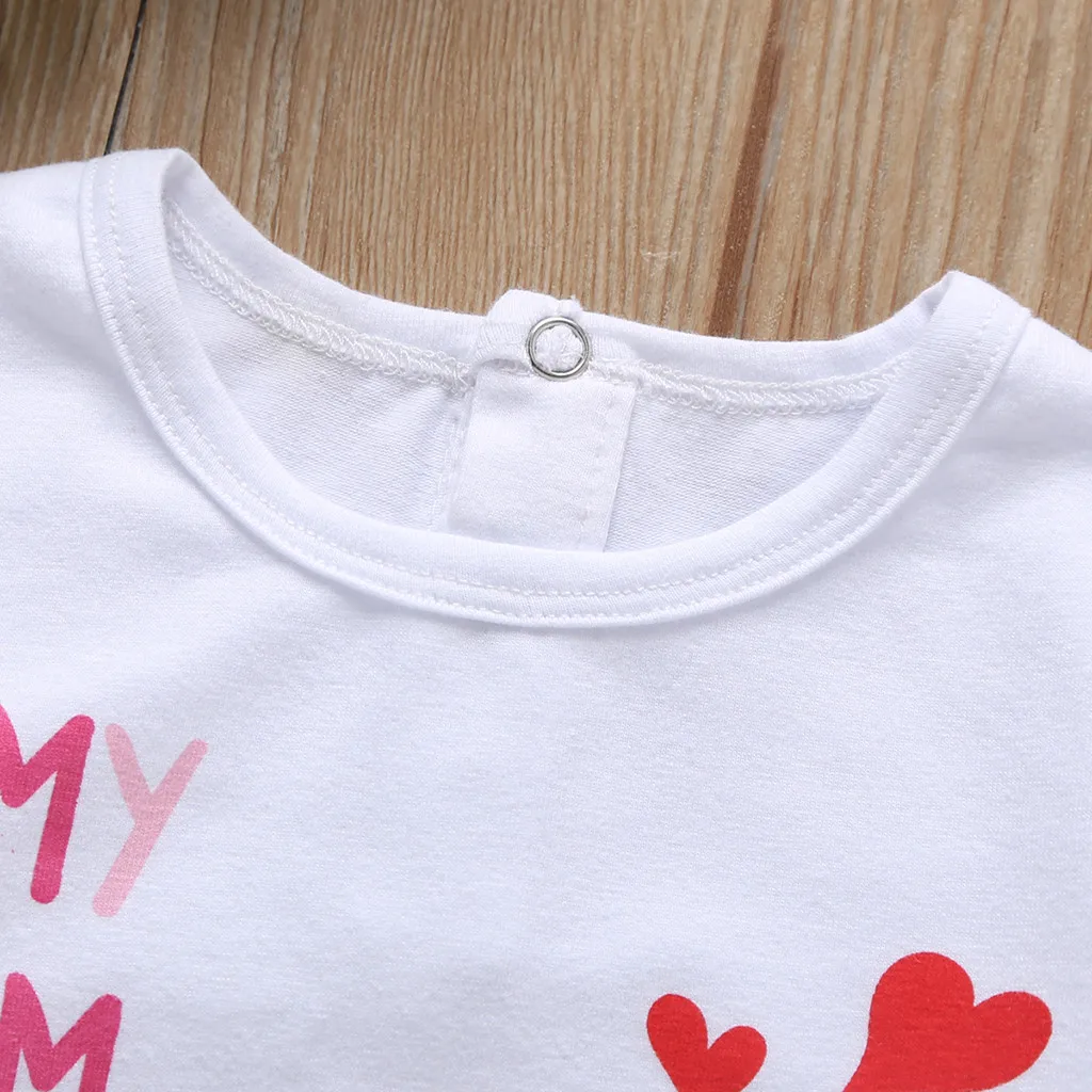 SAGACE/комбинезон для маленьких девочек; боди для девочек с рисунком Кита; топы на День Святого Валентина; летняя одежда; Детский комбинезон для маленьких девочек