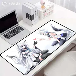 Mause almofada do mouse para computador hololive tapetes de computador acessórios de jogos antiderrapante tapete gamer teclado mousepad empresa tapete anime almofadas