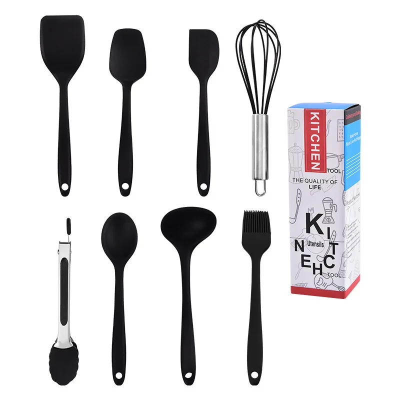 Silica gel mini kitchen utensils eight sets of cooking and baking