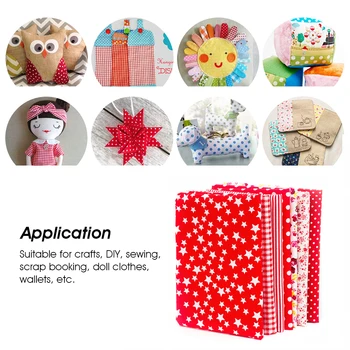 

7PCS 50X50cm Cotton Fabric Squares Bundle Patchwork Pre-Cut Quilt Squares For DIY Handmade Patchwork Cloth Bag Needlework Scraps
