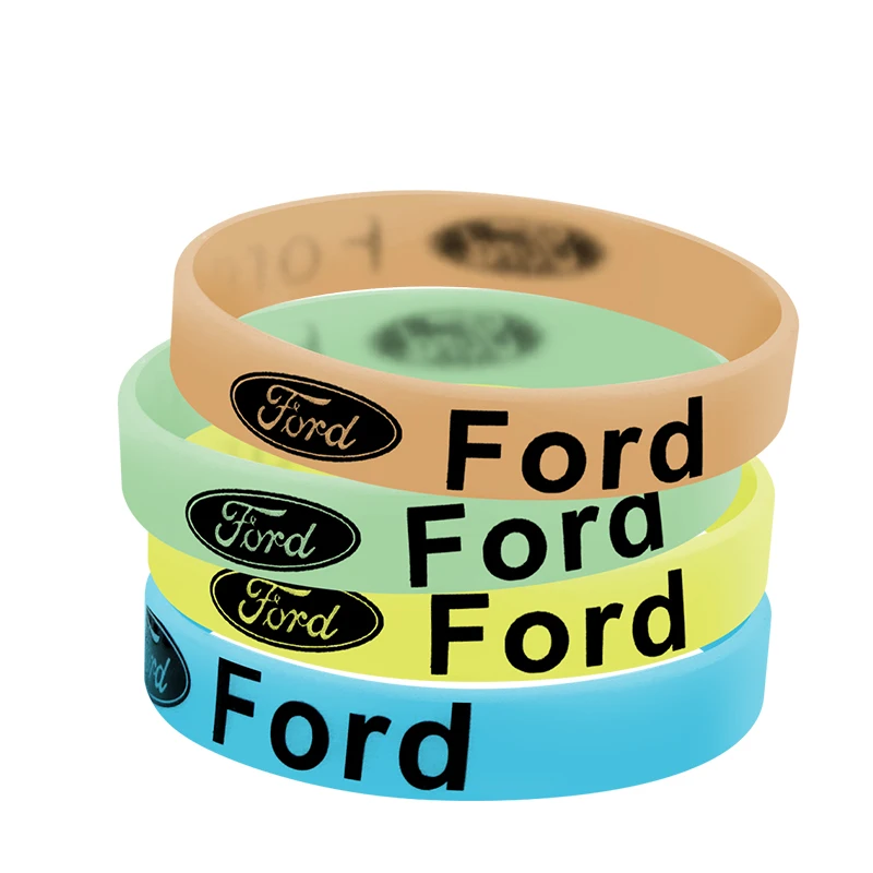 

1pcs Luminous Silicone Men Women Bracelet Wristband for Ford Mk2 Mk3 Mk4 Mk5 Mk7 Fiesta FOCUS 2 3 4 5 Car Accessories Gadgets