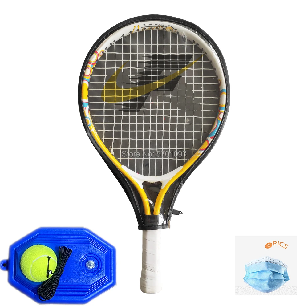 

Tennis Racket set Single Aluminum Alloy Paddle Men Women children Universal Set With Bag Trainer Overgrip Ball Padel