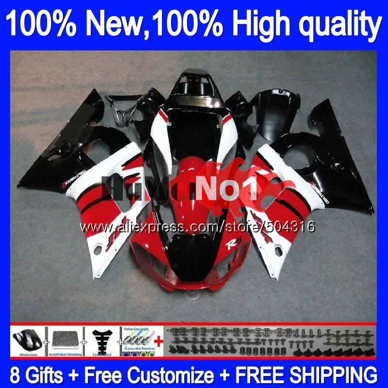 R 6 для YAMAHA YZF R6 YZF600 YZF 600 YZF-600 4MC. 12 YZF-R6 1998 1999 2000 2001 2002 YZFR6 98 99 00 01 02 красные, белые обтекатели