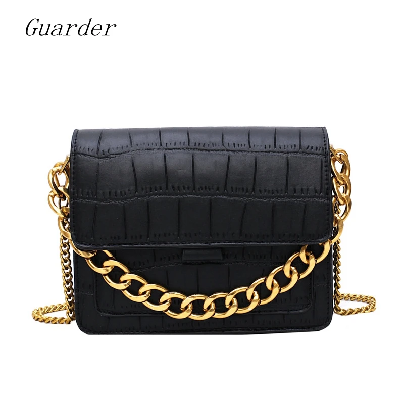 

Guarder Crocodile Pattern Bags Chain Design Crossbody Bags For Women PU Leather HandBag Ladies Popular Brand Evening Bag GUA0042