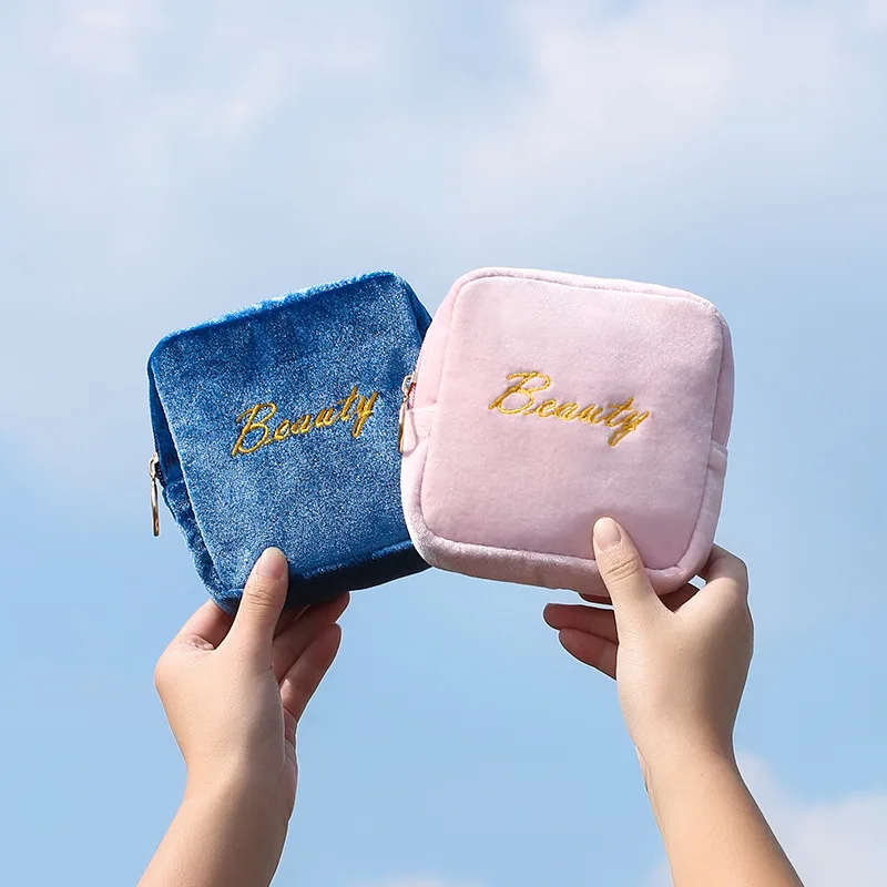 Girl Sanitary Napkin Bag Pouch Case Storage Bag Women Cosmetic Bags Organizer Ladies Makeup Bag Girls Tampon Holder Organizer