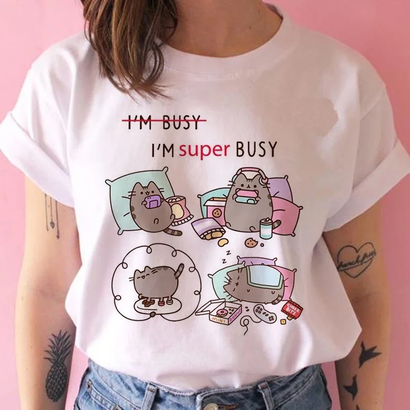Женская футболка kawaii ulzzang Tumblr гранж графическая Футболка harajuku футболка Повседневная мультяшная футболка Повседневная женская летняя