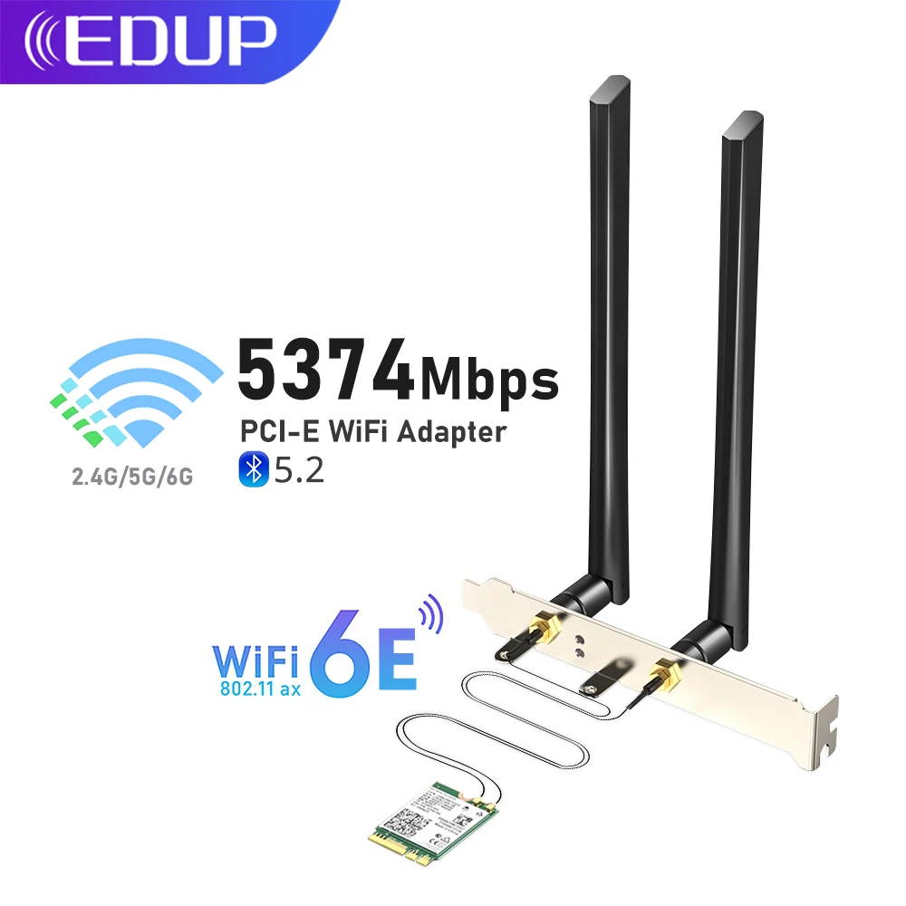 Wi-Fi 6E PCIE M.2 Bluetooth 5 2 5374 Мбит/с 802.11ax PCI-e AX210NGW | Компьютеры и офис