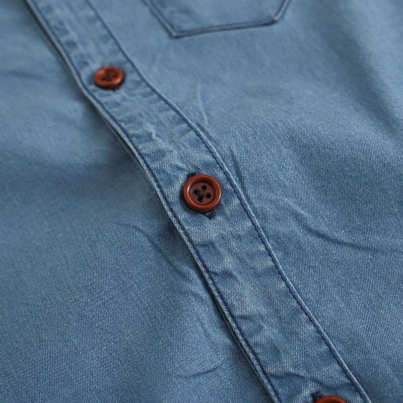 Рубашка джинсовая для новорожденных девочек блузка с коротким рукавом летняя