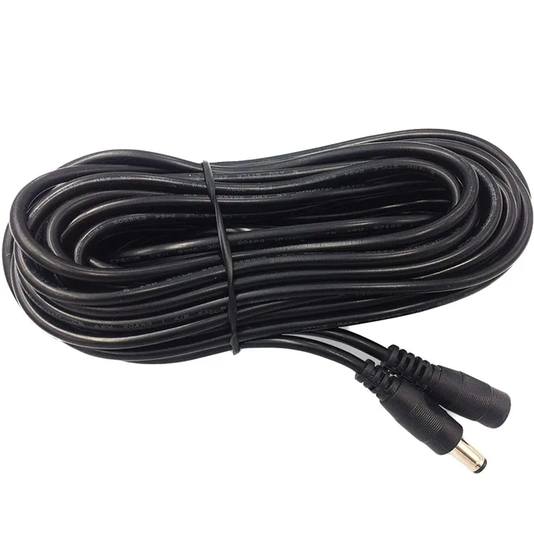 

5.5mm*2.5mm 12V DC Power Extension Cable (16ft) for Power Supply/Adapter/Outdoor Security Cameras