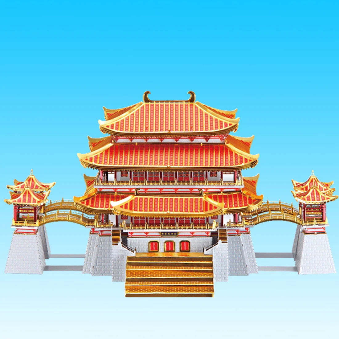 3D DIY Металлические пазлы, сборная игрушка-головоломка, подарок, архитектура, модель здания, наборы для декора дома и офиса