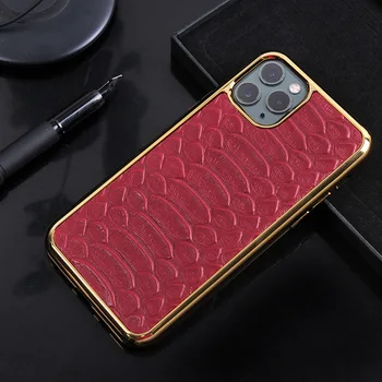 

Suitable for iPhone 12 Leather Phone Case Iphone12 Pro Max Python Pattern