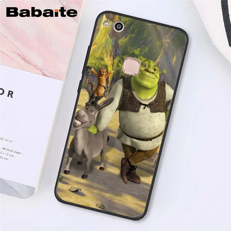 Babaite мультфильм, значок из кинофильма "Шрек" Кун чехол для телефона для Huawei Y5 II Y6 II Y5 Y6 Y7Prime Y9