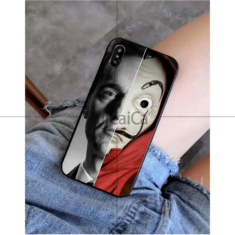 A13 Ruicaica La Casa De Papel Heist TPU Мягкий силиконовый черный чехол для телефона iPhone 6S 6plus 7 7plus 8 8Plus X Xs MAX 5 5S XR - Цвет: A13