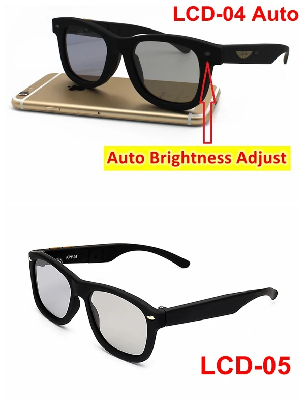 La Vie Original Design Sunglasses LCD Polarized Lenses Transmittance Adjustable Lenses Suitable Both Outdoors and Indoors