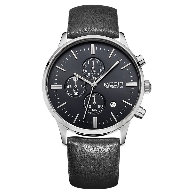 

Mei gainer megir MEN'S Table True Eye Sports Silica Gel Quartz Watch 2086
