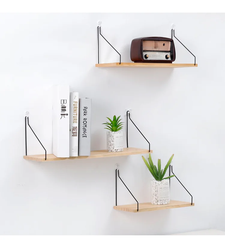 

New Nordic Style Scandinavian 1PC Metal Wall Shelf Nordic Wall Decor Shelf Kids Room Decoration Organizer Storage Holders