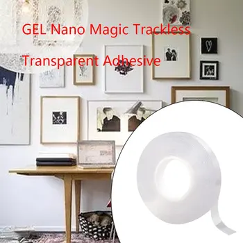 

New Nano trace-free magic tape seamless wash tape Universal sticker artifact Nano-free double-sided tape Tracelss binder Tool