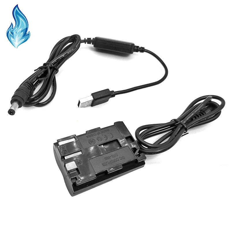 8,4 в кабель+ BP511 DR-400 DR400 DC муфта привода DC 5 В power Bank для камер Canon EOS 10D 20D D0Da 30D 40D 5D 50D D30 D60