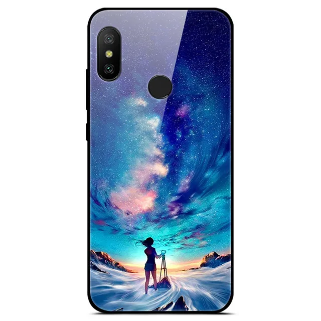 37 Силиконовый чехол для Xiaomi Mi A2 Lite чехол 360 полная защита закаленное стекло задняя крышка чехол для телефона s для Xiaomi Mi A2 бампер - Цвет: 37
