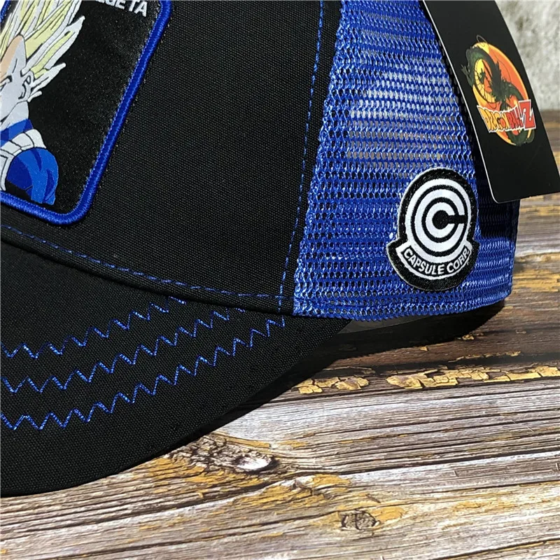 Новая брендовая Кепка Dragon Ball Z VEGETA Snapback Trucker Dad Hat Мужская и женская кепка в стиле панк, хип-хоп, регулируемая косточка, сетчатая Кепка, Прямая поставка