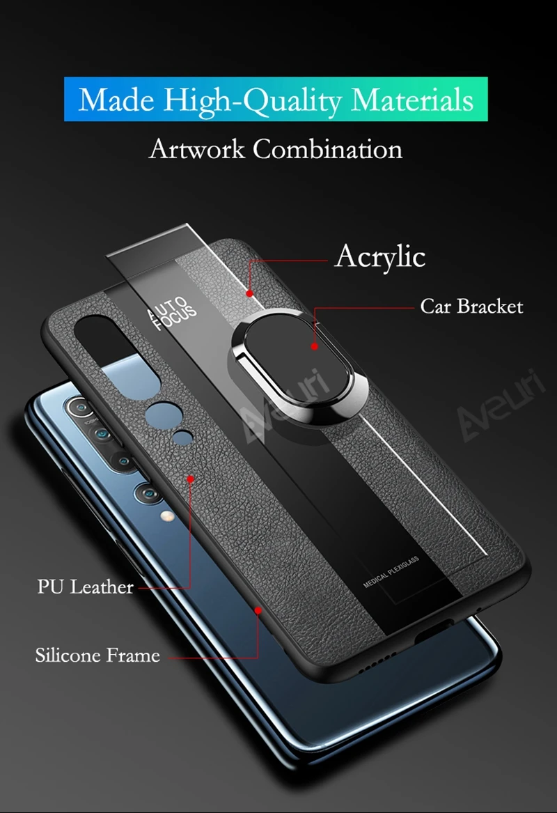 Leather Car Holder Phone Case For Xiaomi Mi 11 Play A2 A3 10T Pro 10T Lite Mix 2S 2 3 Redmi 9A 9T Note 9T 8T 9S 9 Pro Cover Case xiaomi leather case cosmos blue