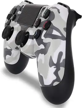 

Wireless Controller For PS4 - Remote Joystick For Sony Playstation 4 With Charging Cable And Double Shock (Gray Camouflage)