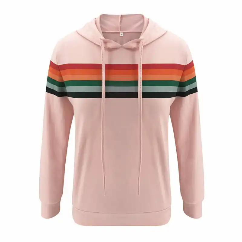 sudadera de mujer color rosa