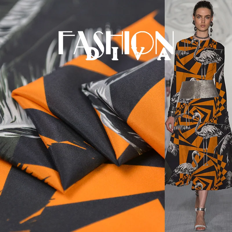 19 летняя Новинка 140 см в ширину 13momme 95% шелк 5% спандекс ткань для рукоделия шитье платье крепдешин модная ткань Распродажа