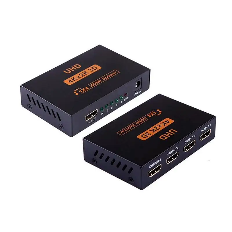 4K HDMI сплиттер Full HD 1080P видео HDMI переключатель выход в 2 4 1 HDMI усилитель для HDTV DVD дисплей 1 PS3 Dual O0K1