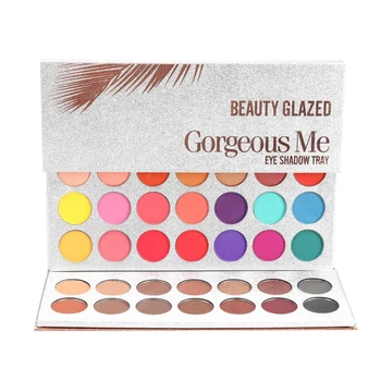 Beauty Glazed-Paleta De sombras De ojos, 1 unidad, 63 colores, maquillaje brillante, mate, maquillaje, maquillaje