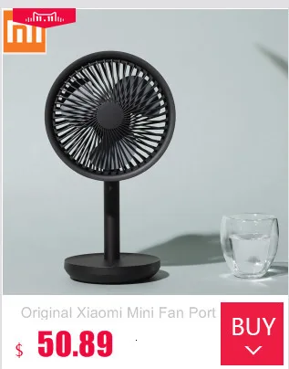 Портативный вентилятор Xiaomi Deerma Ventilador с ароматерапией, Ультра тихий воздушный охладитель, USB вентилятор Xiaomi