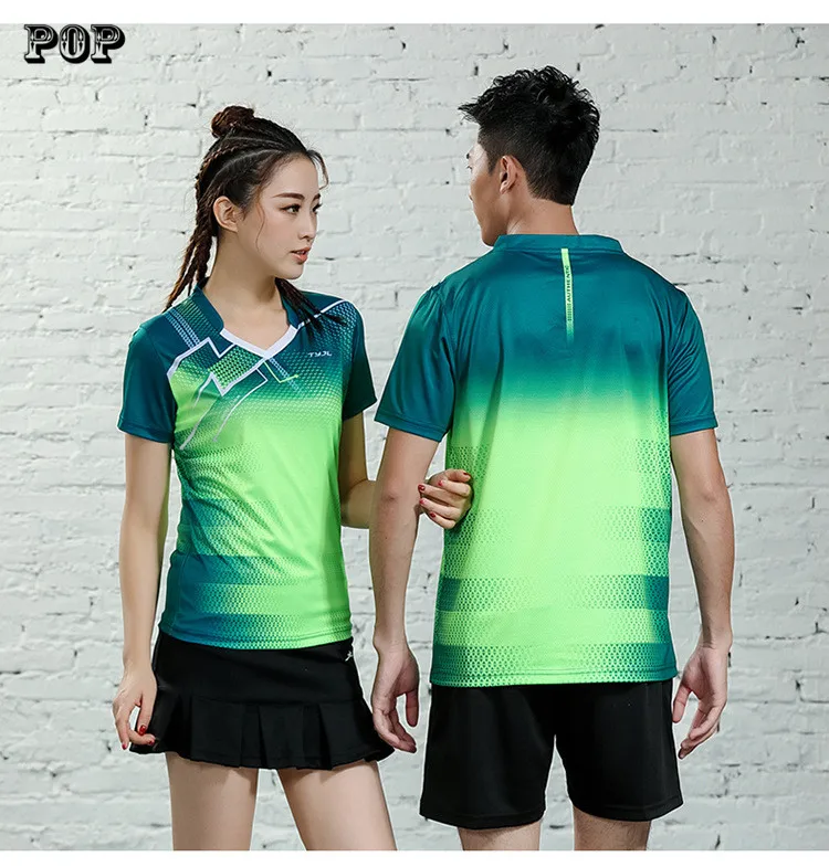 

Badminton t-shirt men tennis clothes for Women girls table tennis tracksuit jersey ping pong clothes badminton Sportwear Kits