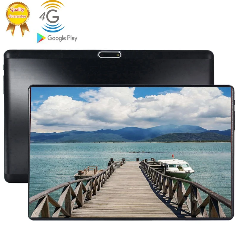 Мультисенсорный 2.5D стеклянный экран 10,1 дюймов Восьмиядерный 4G FDD LTE планшет 6 ГБ ОЗУ 128 Гб ПЗУ Android 9,0 планшет 10 Карманный ПК