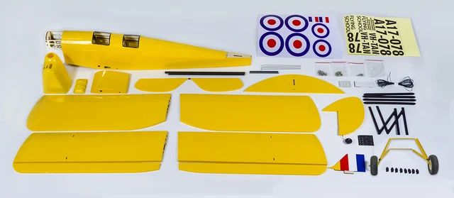 Arf Balsawood airplane、電動rcモデル、rcプレーン、800mm