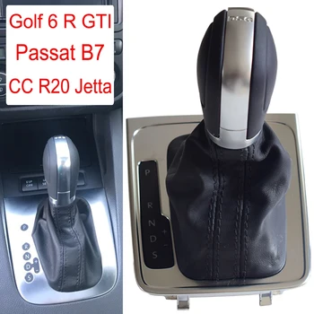

Gear Shift Knob Lever Shifter For VW Golf MK6 MK7 R GTI 2014 Passat B7 B8 CC R20 Jetta MK6 6 GLI Gaiter Boot Cover Case Collar