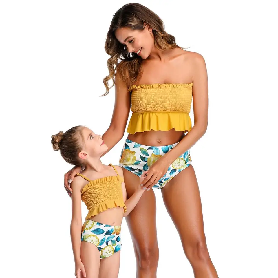 flounce bathing suit top